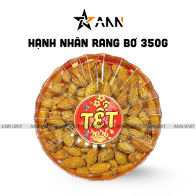Hộp Quà Tết Hạnh Nhân Rang Bơ 350g - Hộp Sun Khía Hộp Quà Tết 2026 - 8936208933777