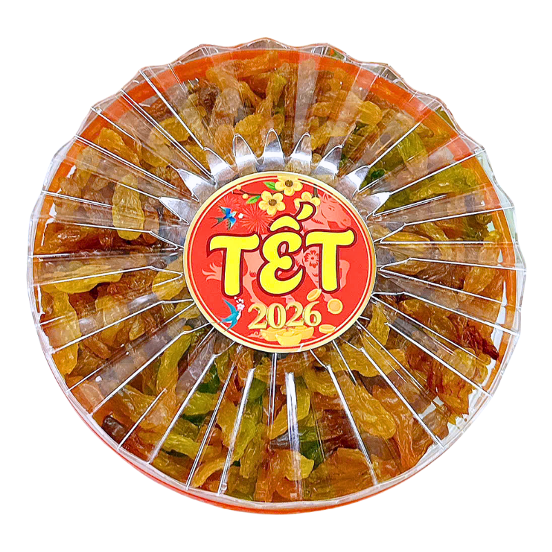 Hộp Nho Vàng Sun Khía 450G Hộp Quà Tết 2026 Hộp Nho Vàng Sun Khía 450G Hộp Quà Tết 2026