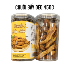 Chuối Sấy Dẻo Thơm Ngon 450g Hộp - 8936208934255