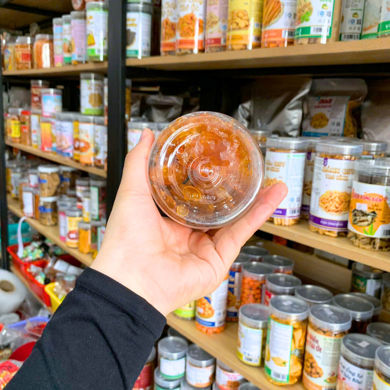 Tắc Sấy Dẻo Muối Ớt Thơm Ngon 300g Hộp Pet Tắc Sấy Dẻo Muối Ớt Thơm Ngon 300g Hộp Pet