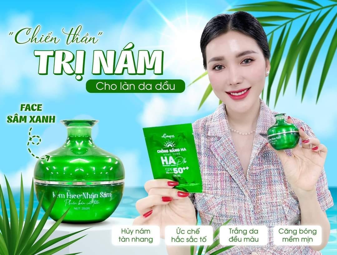 Kem Face Nhân Sâm Xanh N Collagen Phiên Bản Cải Tiến