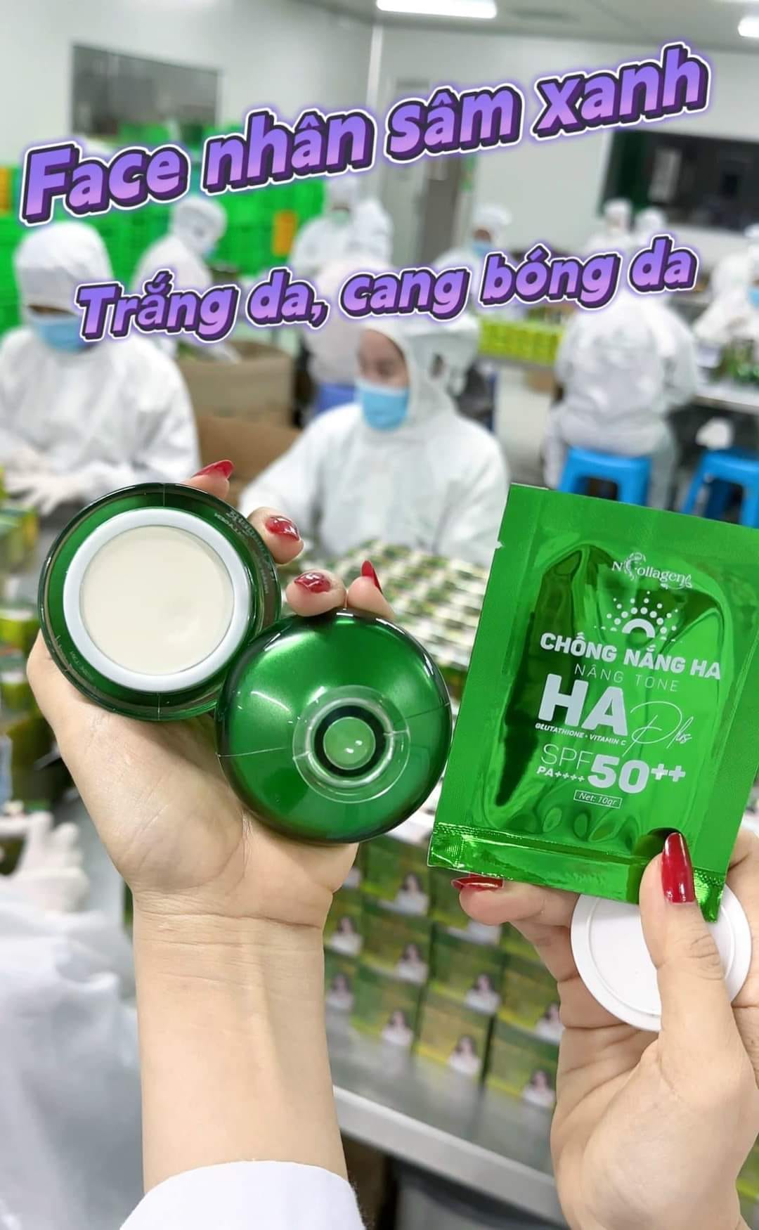 Kem Face Nhân Sâm Xanh N Collagen Phiên Bản Cải Tiến