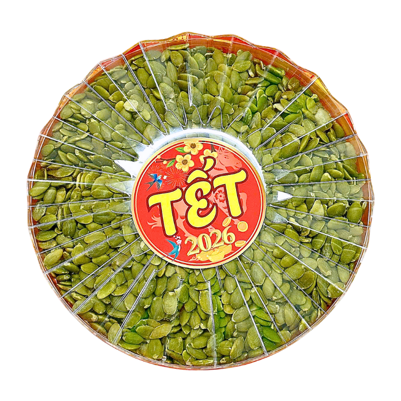 Mua sỉ hộp Quà Tết Hạt Bí Xanh Sấy Mộc Thơm Ngon 500g - Hộp Sun Khía Mua sỉ hộp Quà Tết Hạt Bí Xanh Sấy Mộc Thơm Ngon 500g - Hộp Sun Khía