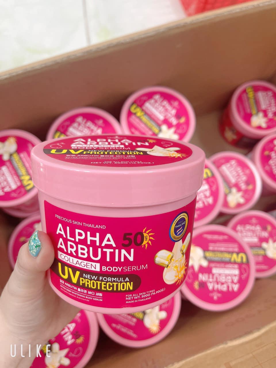 Giá sỉ kem Dưỡng Trắng Da Chống Nắng Alpha Arbutin Thái Lan 500g Giá sỉ kem Dưỡng Trắng Da Chống Nắng Alpha Arbutin Thái Lan 500g