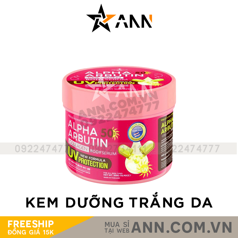 23136-alpha-1-1.png Kem Dưỡng Trắng Da Chống Nắng Alpha Arbutin Thái Lan 500g - 8854411377532