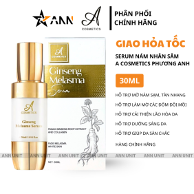 Serum Nám Nhân Sâm 30ml A Cosmetics Ginseng Melasma Serum Mỹ Phẩm Phương Anh - Phiên Bản Mới - 8936107160922
