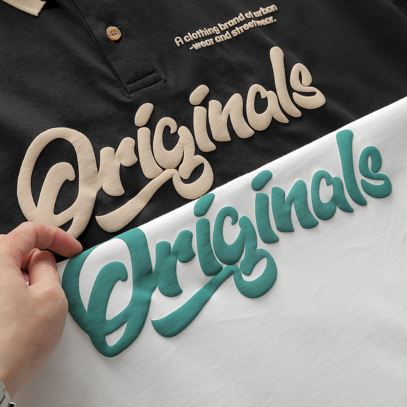 Mua sỉ áo Thun Nam Cổ Bẻ Oversize In Chữ Originals Big Size 110kg