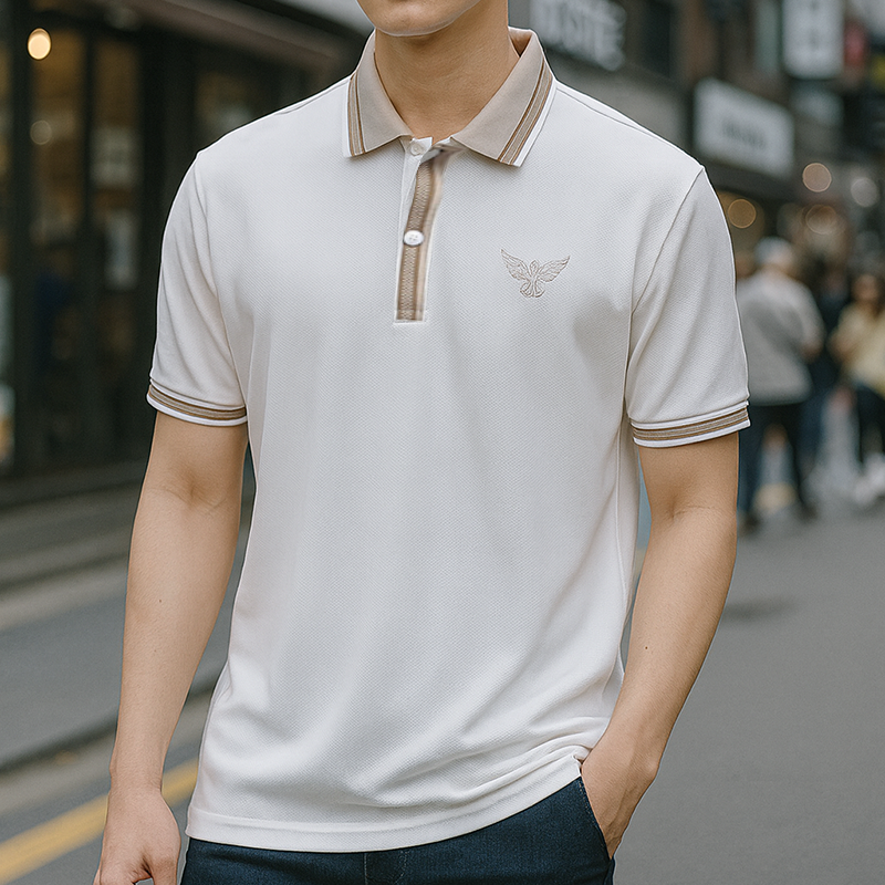 Áo Thun Nam Polo Cổ Bẻ Thêu Logo Đại Bàng (Có size 3x) Áo Thun Nam Polo Cổ Bẻ Thêu Logo Đại Bàng (Có size 3x)