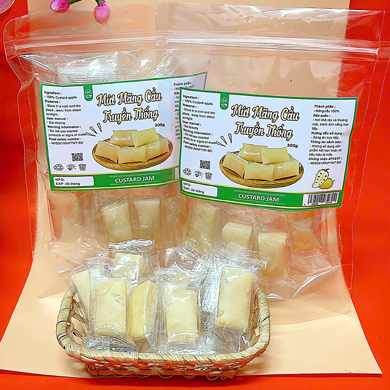 23376_z6125807780021-6fecbdd8892d76178e780b7c190a8881_20241213162754.jpg Mứt Mãng Cầu Truyền Thống Túi Zip 300g - MMCTZ