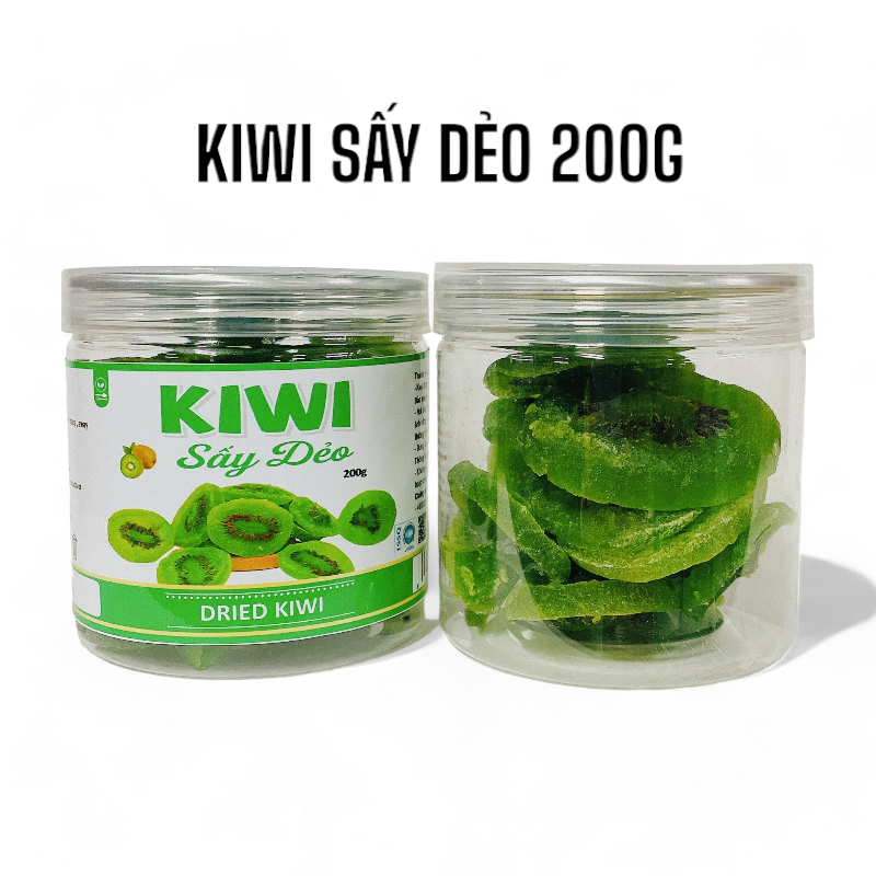 Kiwi Sấy Dẻo Thơm Ngon 200g Kiwi Sấy Dẻo Thơm Ngon 200g