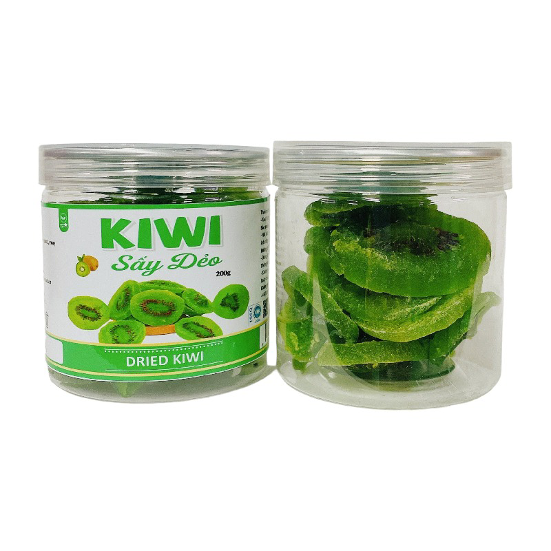 Kiwi Sấy Dẻo Thơm Ngon 200g Hộp Pet Kiwi Sấy Dẻo Thơm Ngon 200g Hộp Pet
