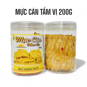 Mực Cán Tẩm Vị Thơm Ngon 200g - MCTV200