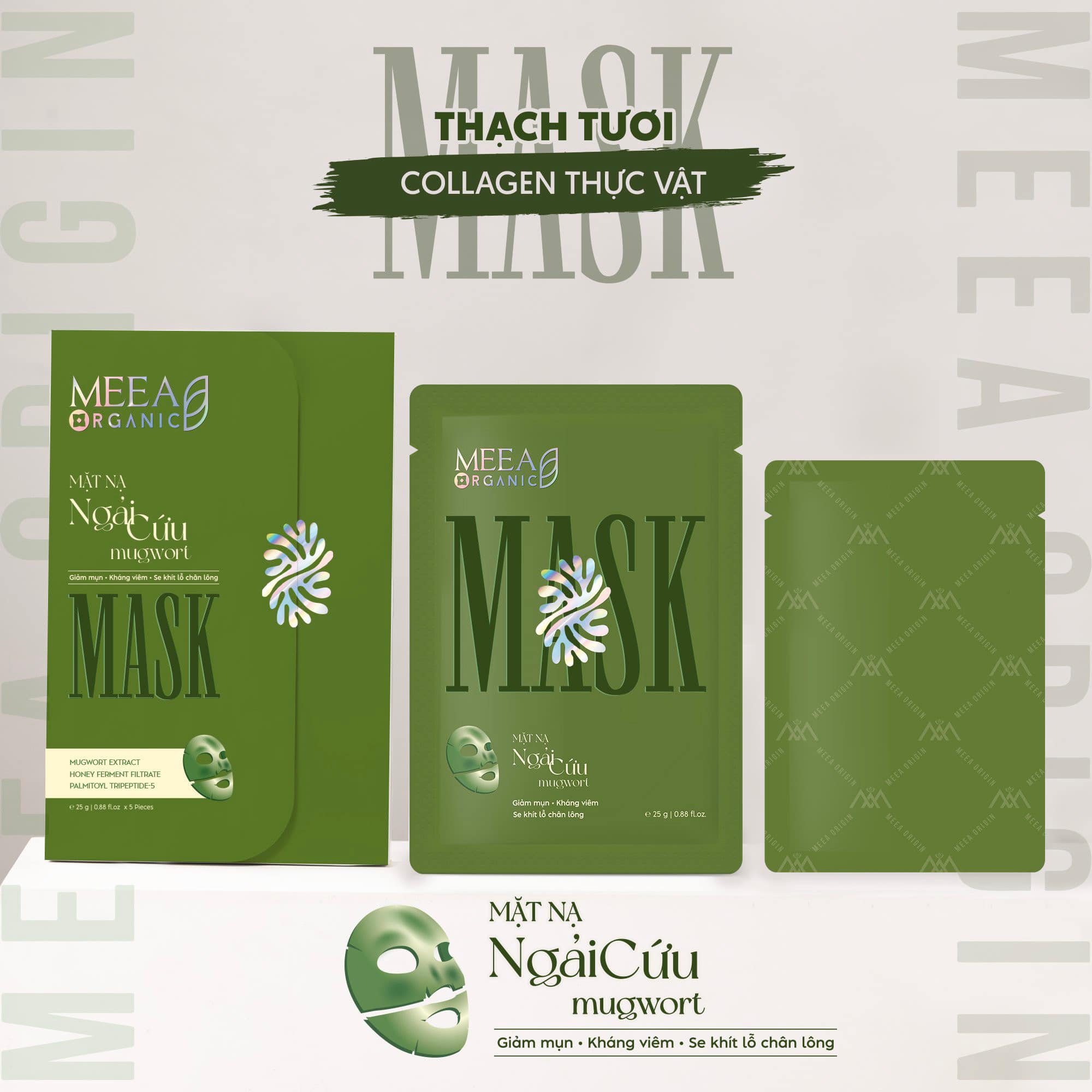 23597-412427865-911297857224150-8664514026064977638-n-1.jpg Mặt Nạ Thạch Collagen Meea Organic Màu Xanh Ngãi Cứu Mugwort Mask Hộp 5 Miếng - 8938534672443
