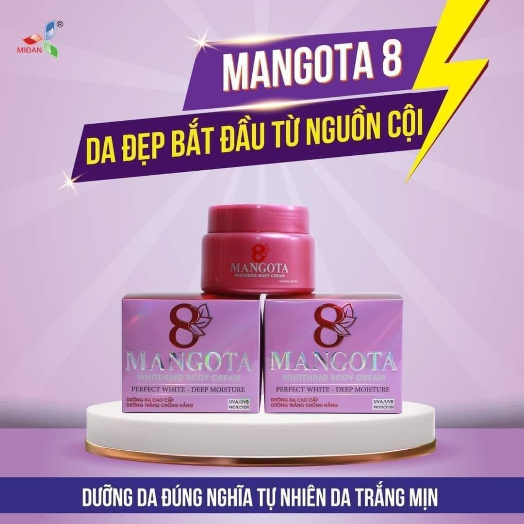 Kem Body Mangota 8 Whitening Body Cream Kem Body Mangota 8 Whitening Body Cream