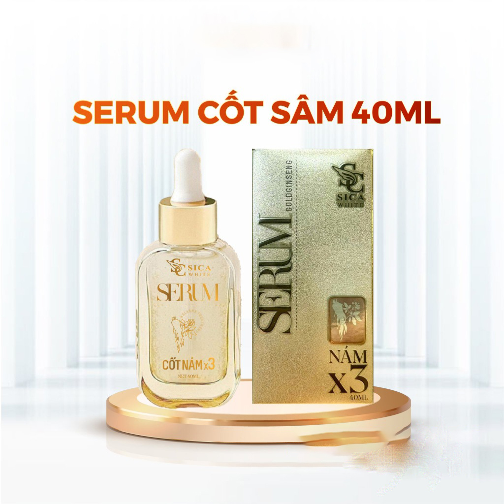 Serum Nám Sica White Gold Ginseng 40ml Serum Nám Sica White Gold Ginseng 40ml