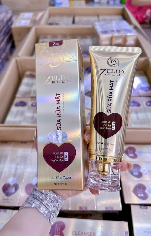 Sữa Rửa Mặt Zelda Plus Sạch Da Giữ Ẩm Ngừa Mụn Sữa Rửa Mặt Zelda Plus Sạch Da Giữ Ẩm Ngừa Mụn