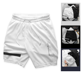 Quần Short Thun Nam Viền Sọc In Chữ Orgirinal - QB426
