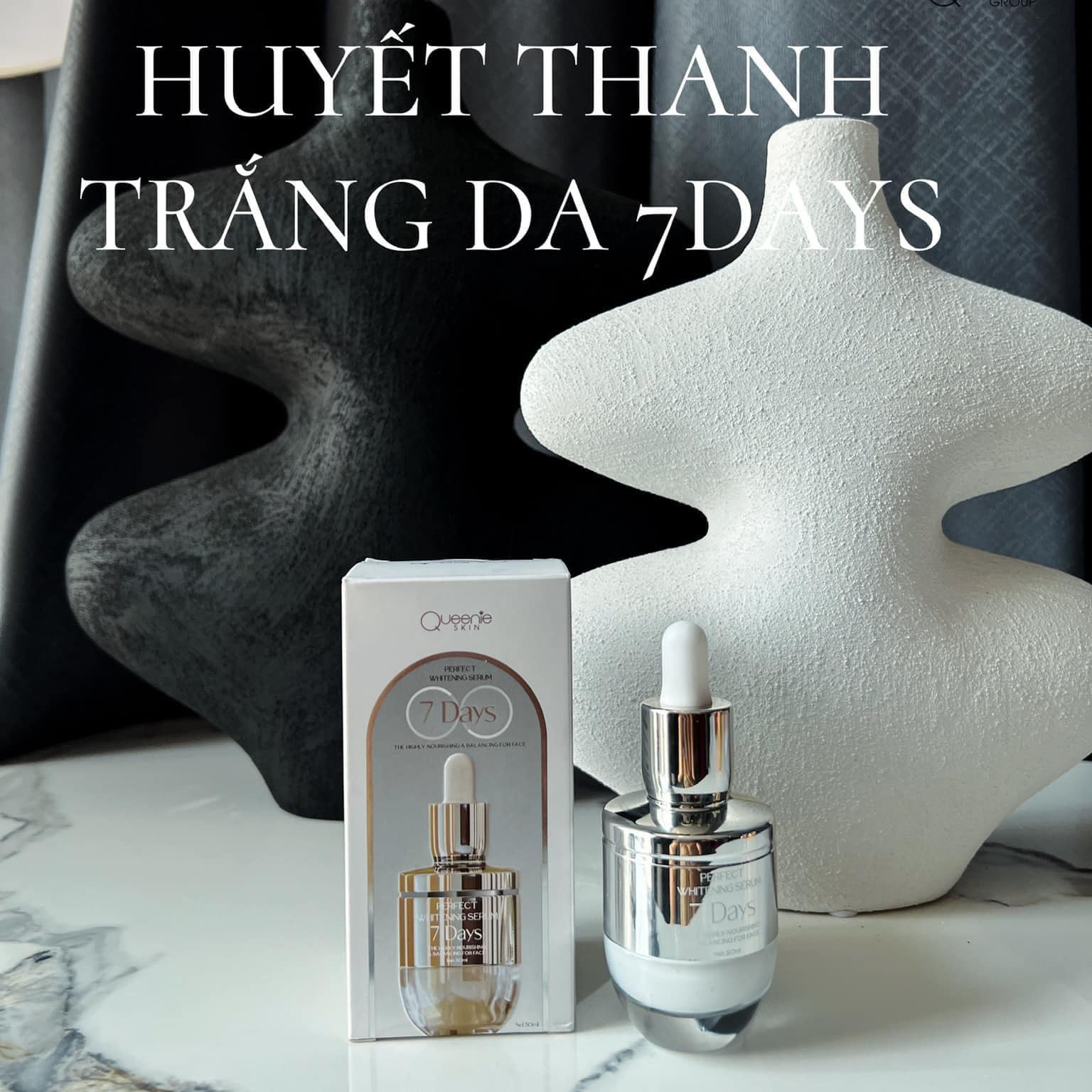 Nguồn sỉ serum Huyết Thanh Queenie Skin 7Days 50ml Nguồn sỉ serum Huyết Thanh Queenie Skin 7Days 50ml