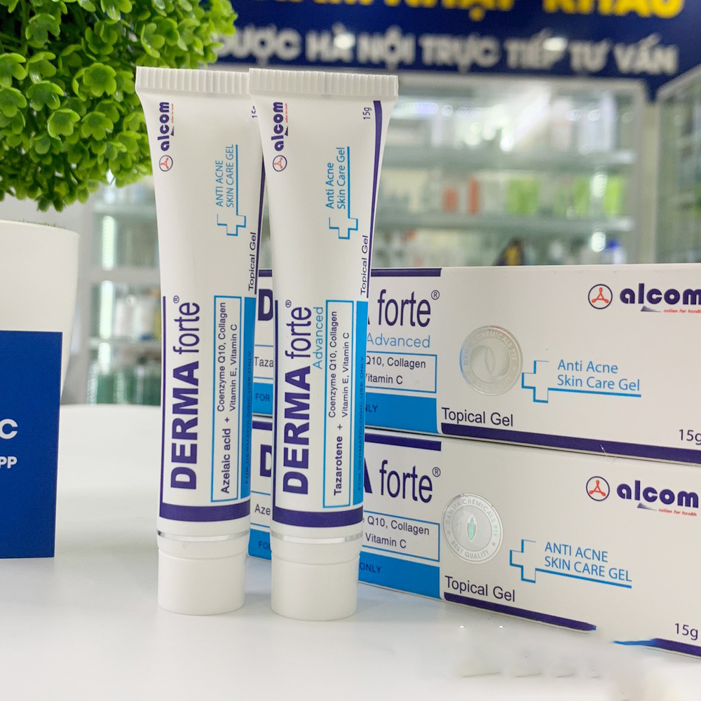 Gel Mụn Derma Forte Topical Tuýp 15g - Giảm Mụn Mờ Thâm Gel Mụn Derma Forte Topical Tuýp 15g - Giảm Mụn Mờ Thâm