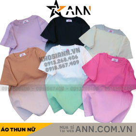 Áo thun nữ Baby Tee loang 2 màu ôm body từ 35kg - 55kg - AG1294