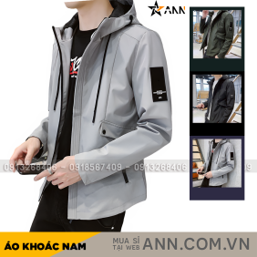 Áo khoác nam vải dù 2 lớp Yessir Áo Khoác Nam Rurumen Chất Dù 2 Lớp Có Nón Phối Logo Bên Tay (Có size 3x) - AK088
