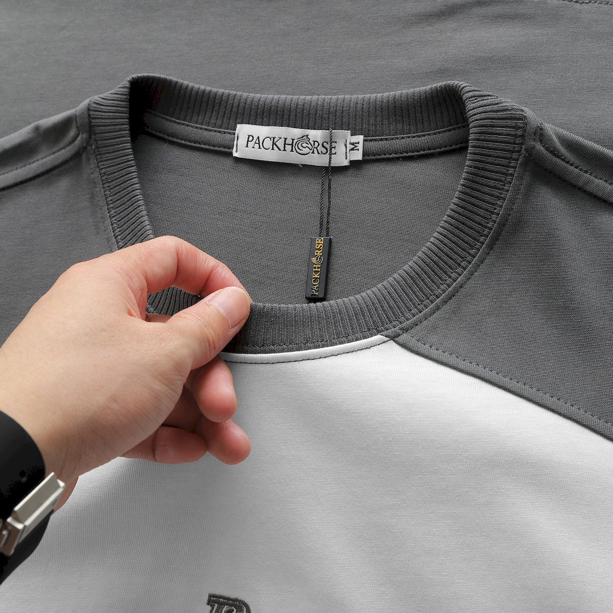 24093_z5363825519149-e5fea3d4bfe797c26ce9f9c8bb95fdc6_20240420025045-3.png Áo Thun Nam Cổ Tròn Oversize Tay Phối Màu Thêu Chữ PackHorse - AB512