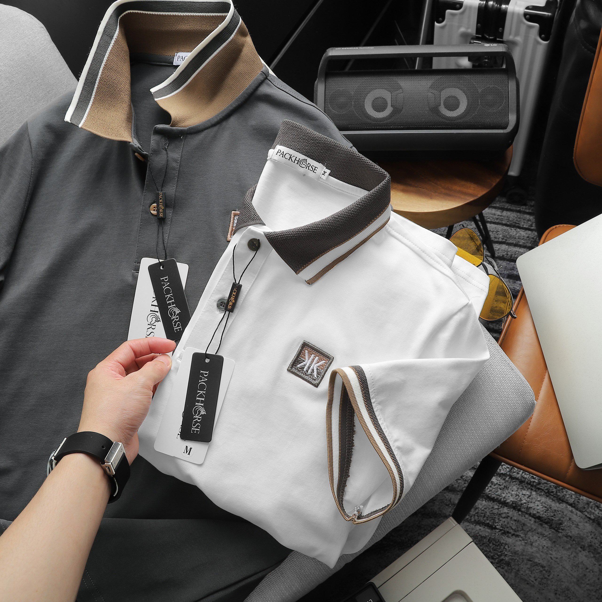 24098_z5371346417705-90ac98cdcc7063a02eedf2345f8e4d23_20240422045653-2.jpg Áo Thun Nam Cổ Bẻ Pack Horse Thêu Nổi Logo Chữ KK (Có size 3x) - CS225