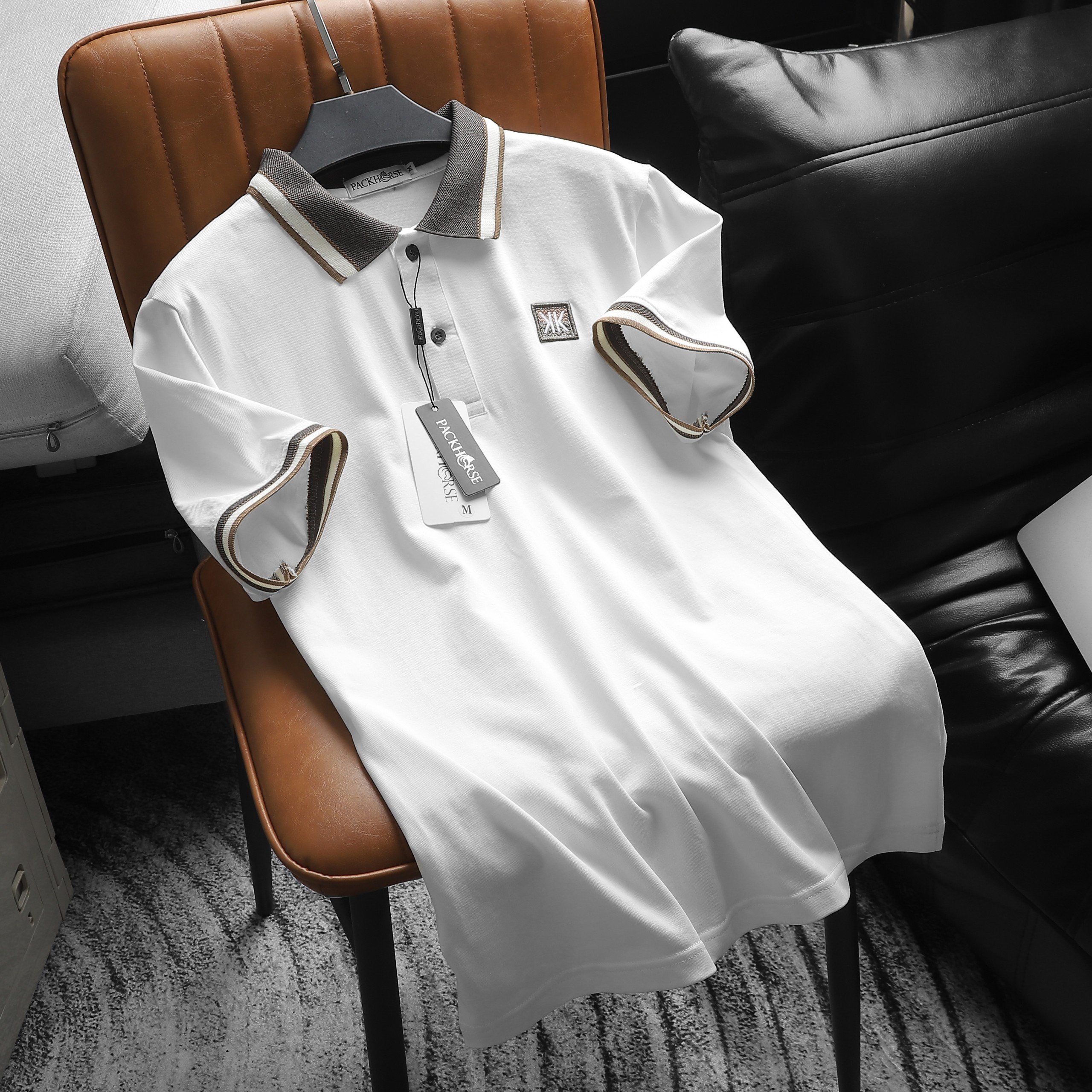 24098_z5371346471414-530311438d62d651f1a2ef0f8bb25d21_20240422045701-2.jpg Áo Thun Nam Cổ Bẻ Pack Horse Thêu Nổi Logo Chữ KK (Có size 3x) - CS225