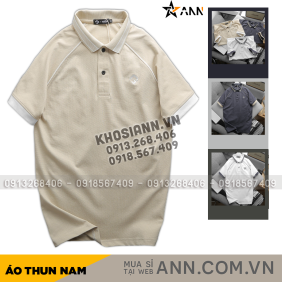 Áo Thun Nam Cổ Bẻ Thêu Nổi Logo Rubik (Có size 3x) - CS226