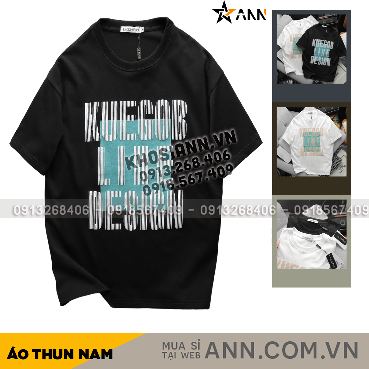 24200_1_20240505103926-2.png Áo Thun Nam Cổ Tròn Pack Horse Oversize In Chữ Sọc Big Size 110kg - AB514
