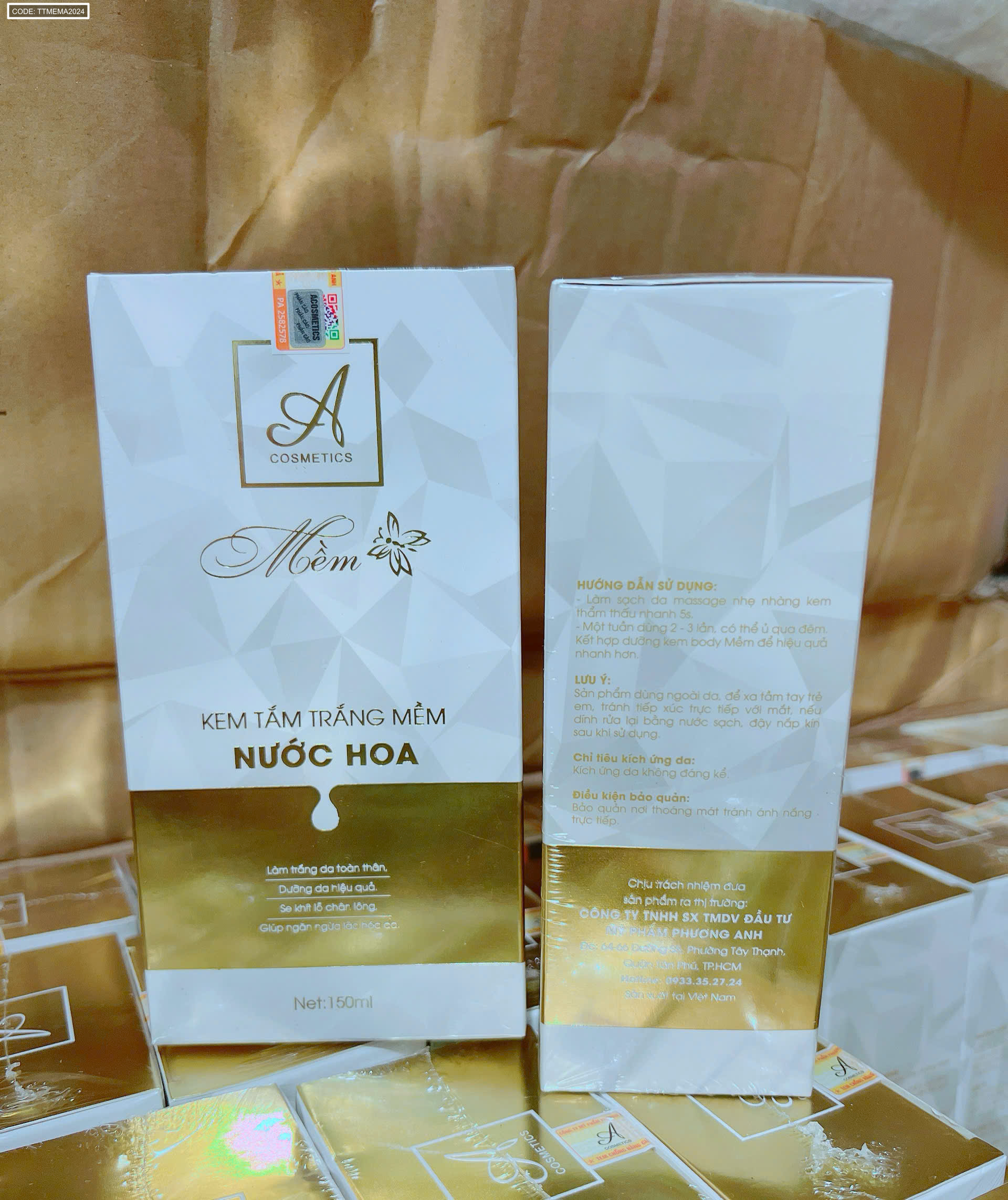 Kem Tắm Trắng Mềm Nước Hoa A Cosmetics Mỹ Phẩm Phương Anh Phiên Bản 2024 Kem Tắm Trắng Mềm Nước Hoa A Cosmetics Mỹ Phẩm Phương Anh Phiên Bản 2024