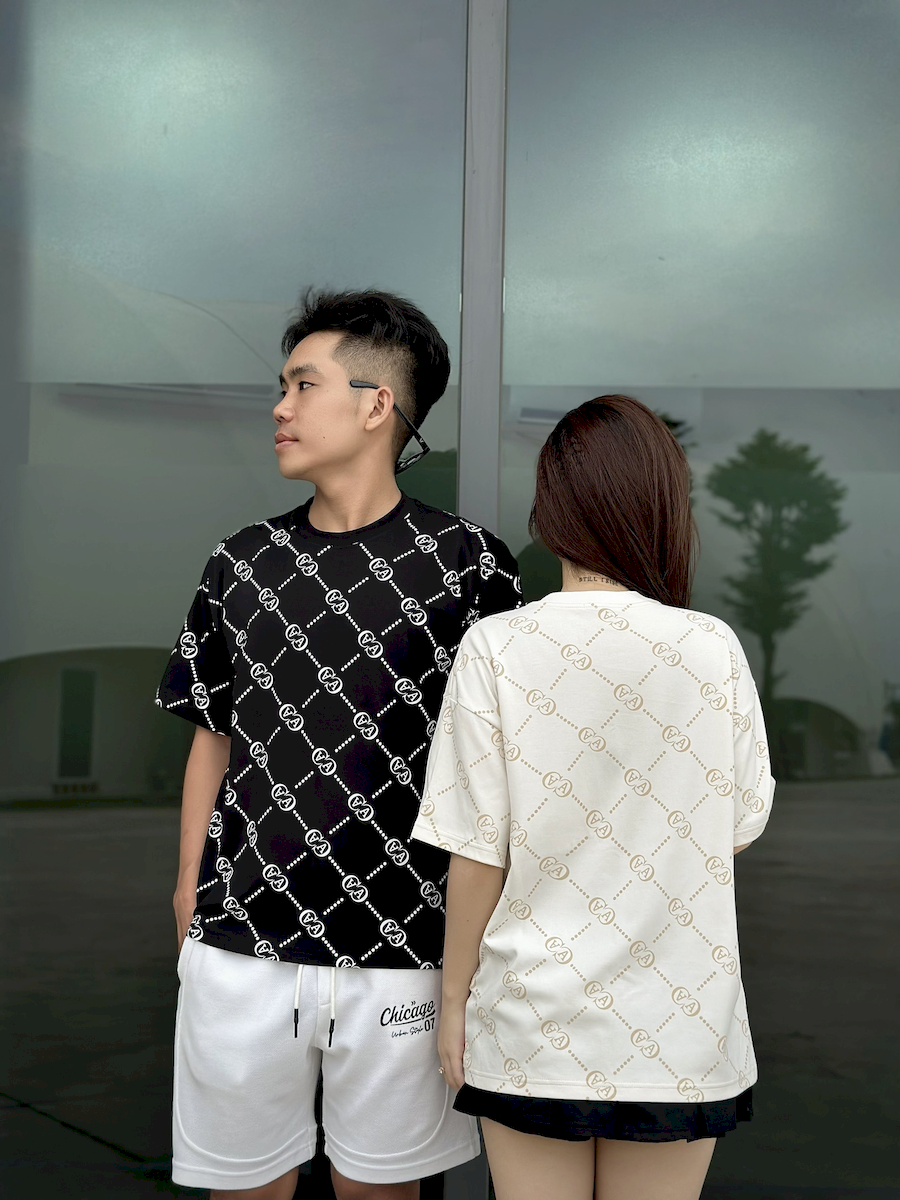 Giá sỉ áo Thun Cặp Nam Nữ Cổ Tròn Pack Horse In Chữ AA Giá sỉ áo Thun Cặp Nam Nữ Cổ Tròn Pack Horse In Chữ AA