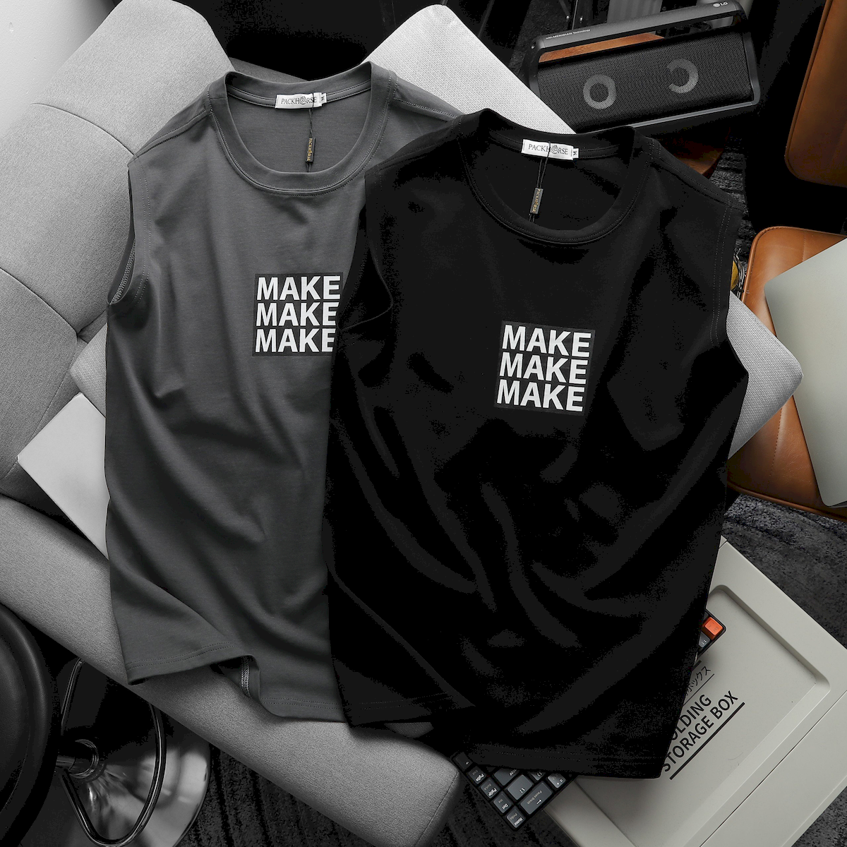24249_z5425925979321-2d72b824abb5fc019d54c3331d867934_20240510184739-2.png Áo Thun Ba Lỗ Nam Pack Horse In Chữ MAKE - AB517