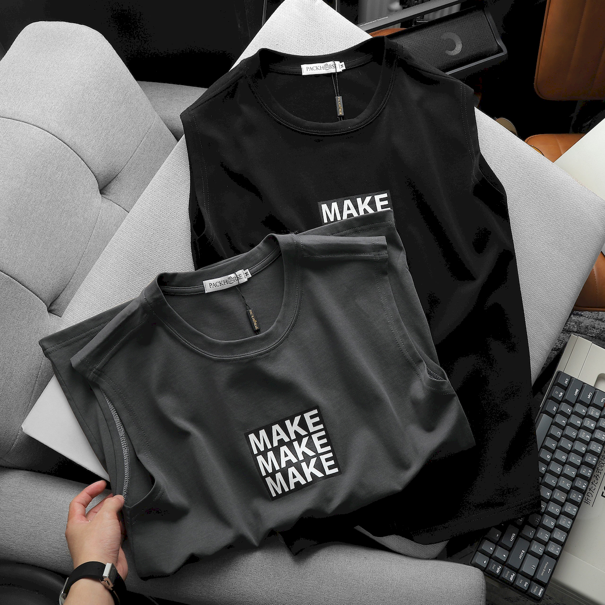 24249_z5425926047229-2a21cda702f986b70239cc5c7282b619_20240510184758-2.png Áo Thun Ba Lỗ Nam Pack Horse In Chữ MAKE - AB517