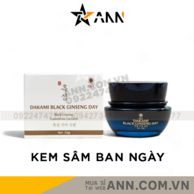 Kem Face Nám Nhân Sâm Đen Dakami Black Ginseng Ban Ngày - 89385396227103