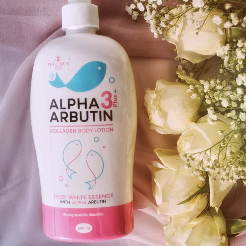 24272_32_20250816105431.png Kem Body Sữa Dưỡng Thể Alpha Arbutin 3 Plus + Collagen Lotion Dưỡng Trắng Da 500ml Precious - 8859690407116