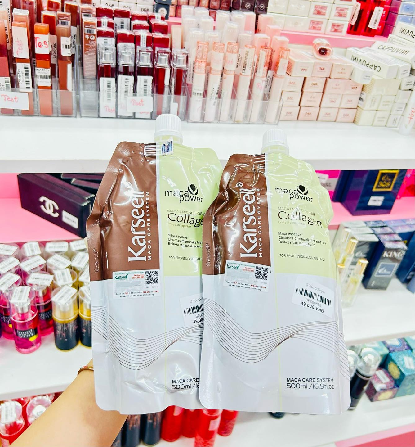 24394_444489896-122115092300301845-2680979400617819455-n_20240527185921-1.jpg Kem Ủ Tóc Karseell Macca Power 500ml Phục Hồi Tóc Khô Và Hư Tổn - 4897077941246