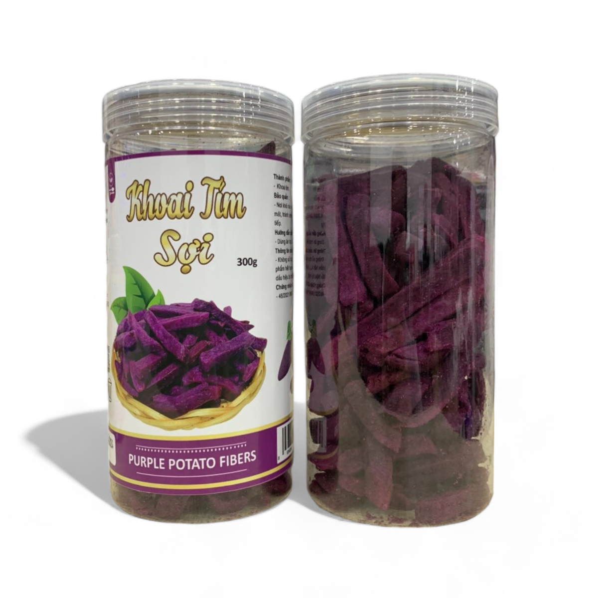 Khoai Lang Tím Sợi Cộng Giòn 300g Khoai Lang Tím Sợi Cộng Giòn 300g