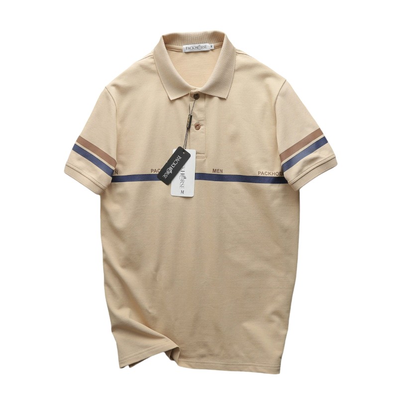 Mua sỉ áo Thun Nam Cổ Bẻ Pack Horse Viền 2 Sọc (Có Size 3x) Mua sỉ áo Thun Nam Cổ Bẻ Pack Horse Viền 2 Sọc (Có Size 3x)