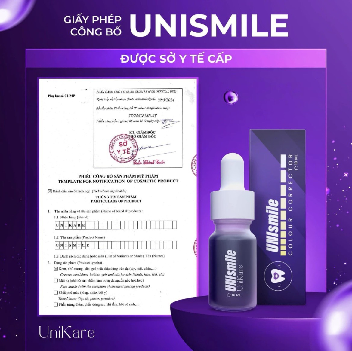 Serum Trắng Răng Unismile Unikare 10ml Serum Trắng Răng Unismile Unikare 10ml