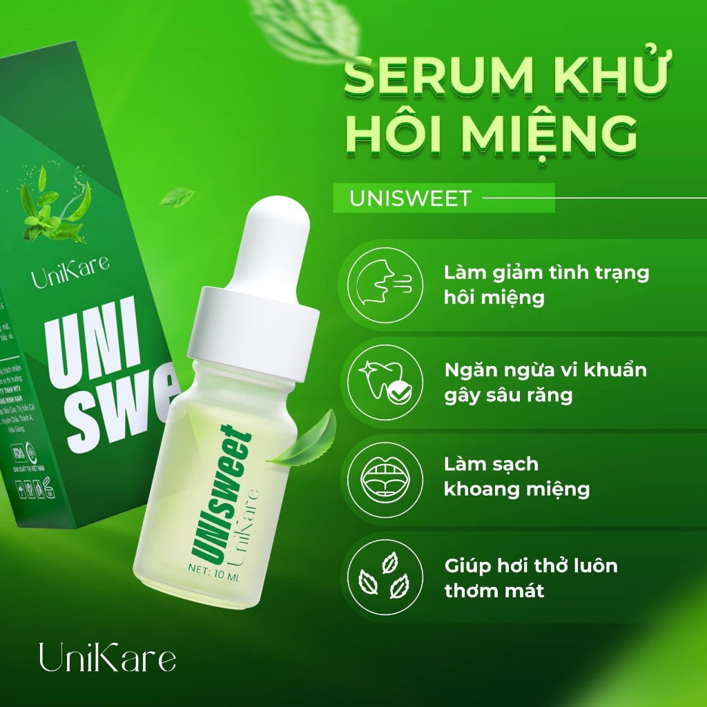 Giá sỉ serum Giảm Hôi Miệng Unisweet Unikare Giá sỉ serum Giảm Hôi Miệng Unisweet Unikare