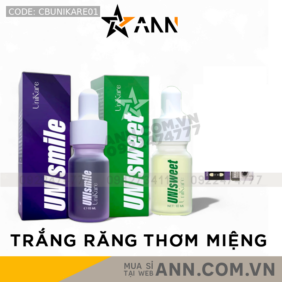 Combo Serum Trắng Răng Unismile+Serum Hôi Miệng Unisweet 10ml (giá combo đã giảm không tặng) - CBUNIKARE01