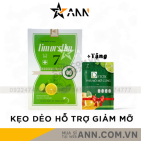 Kẹo Dẻo Hỗ Trợ Giảm Mỡ Lim or Slim EZ Beauty Hộp 7 Viên - 8938545803232