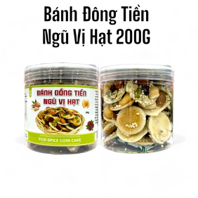 Bánh Đồng Tiền Ngũ Vị Hạt 200g - 8936208932282