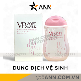 Dung Dịch Vệ Sinh Phụ Nữ Hanayuki VB Soft Silk Phiên Bản Mới 150g - DDHANAMOI