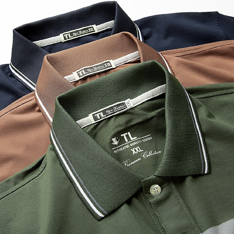 Shop sỉ áo Thun Sọc Có Cổ Nam Trung Niên Có Túi Thun Cotton Cao Cấp (Có size 3x)