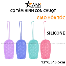 Bông Tắm Silicon Hình Chuột Hai Mặt Mềm Mại - CTHCC01