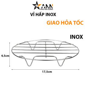 Vỉ Hấp Inox Lót Đáy Nồi 4 Chân Tiện Lợi - VH01