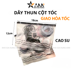 Set Dây Thun Buộc Tóc Có Túi Zip 18x12cm - DTBT100