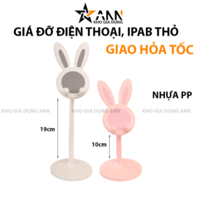 Giá Đỡ Điện Thoại Ipab Hình Tai Thỏ 8x31x10cm - GDDTIP01